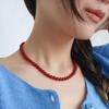 Modernlike Silver 925 Jaman Jade Stone Necklace 6mm