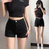 Women's Spicy Girl High Waist Slimming Black A-Line Summer Shorts