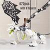 672PCS Phantom Series Skeleton Wizard's Flying Dragon Building Blocks Boy Dragon Сборка игрушки для детей Подарок