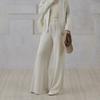 Dawanjiang Plus-Size Women's Casual Outfit for Slightly Chubby Girls! Korean-Style Fashionable Jacket, Long Pants, and Short Skirt Three-Piece Set