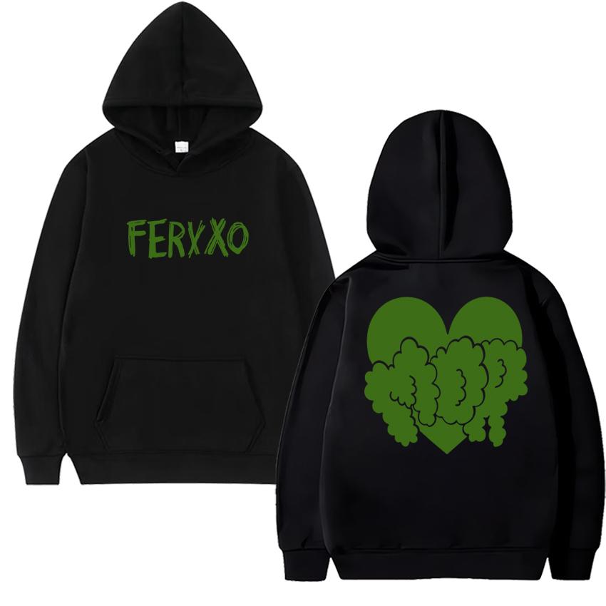 High Quality FERXXO Feid album music printed Sweatshirt Men women harajuku fashion Hoodies Unisex Fleece Long sleeve pullovers