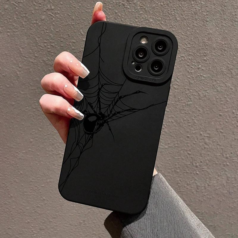 Чехол для телефона с рисунком английского паука для iPhone 16 15 14 13 12 11 x XR Xs SE2 SE 8 7 plus pro Max mini силиконовая задняя крышка