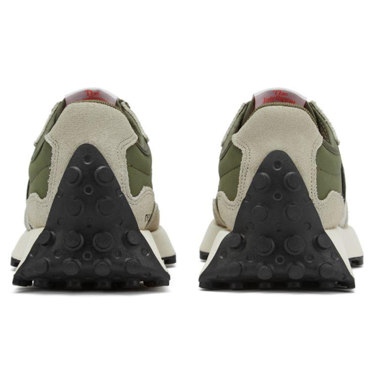 New Balance Женские кроссовки 327 Серые с Армейским Зеленым WS327NAR