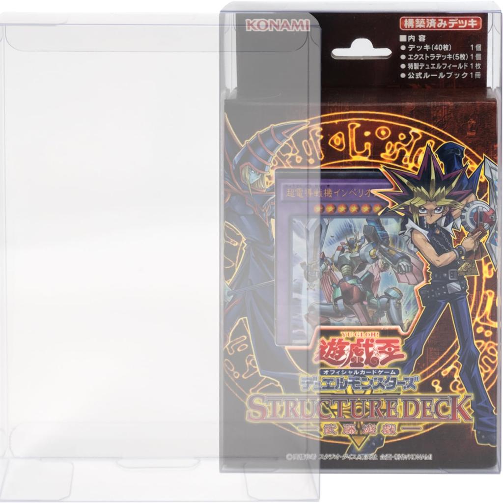 EYESRAIL Boxx Guardian Официальная карточная игра Жесткий загрузчик Защита от ультрафиолета Отечественное производство Коллекция Прозрачный футляр для хранения Структура Yu-Gi-Oh ([10