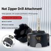3/8 1/4 1/2 Nut Drill Bit Socket High-Hardness Nut Remover  Drill Attachment