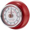 Кухонный таймер Dalton с магнитом, красный, стальной, аналоговый, ретро, диаметр 70 мм, глубина 30 мм 100-189RD