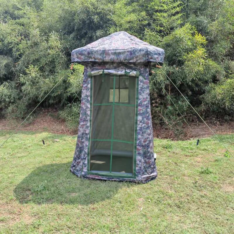 Inflatable Camouflage Field Sentry & Decontamination Tent