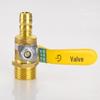 Thickened 4-Point Gas Ball Valve for Natural Gas and Water Heaters, Internal/External Thread.