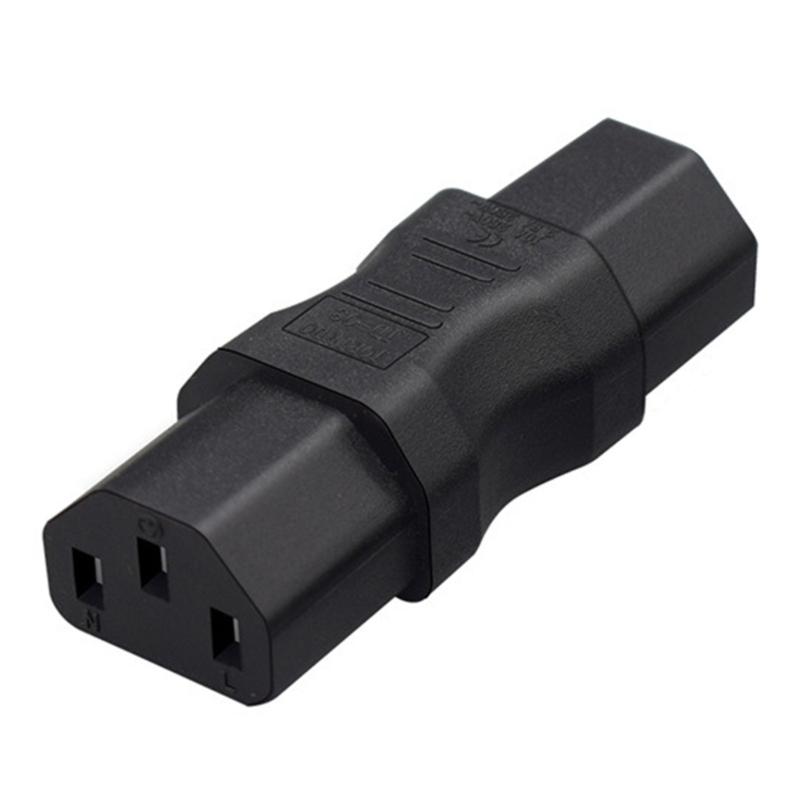 Double Iec320 C13 Power Extension Connector Female To Female C13 To C13 Adapter for Electronics Plug