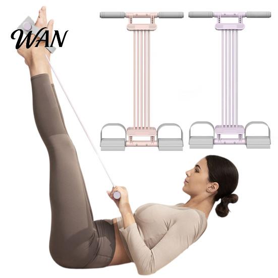 Exercise Resistance Bands Pedal Band with Handle, Adjustable Abdomen Waist Arm Legs Strength Training Workout Band, Sit-Up Tension Rope Ankle