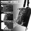 Large Capacity Gym Specific Water Cup Holder with Shoulder Strap Magnet Gym Bag  Outdoor Sports