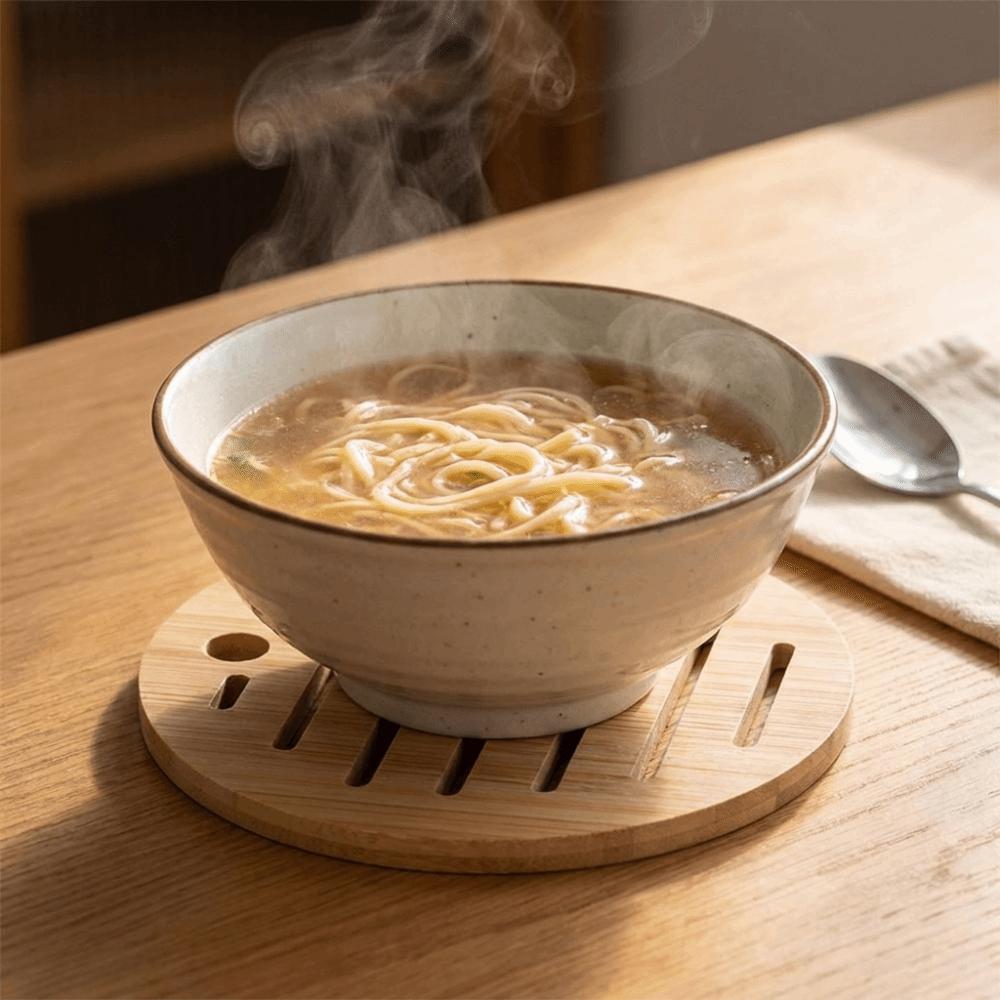 2PCS Thickened Heat Resistant Mat Natural Bowls Pad Simple Table Protectors Kitchen