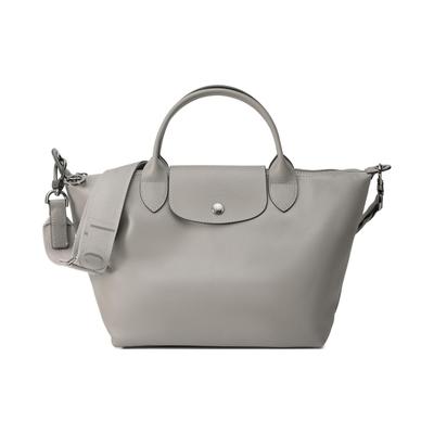 Le Pliage Xtra 25 Сумка-кроссбоди через плечо из кожи с застежкой на кнопку-молнию Маленькая женская сумка Цвет: Голубино-серый 1512987P55