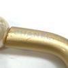 CHANEL 01C Faux pearl  belt Leather Gold