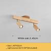 Светодиодный потолочный светильник Nordic Wooden, потолочный прожектор, светодиодные светильники на рельсах для гостиной, спальни, кухни, ресторана, украшения