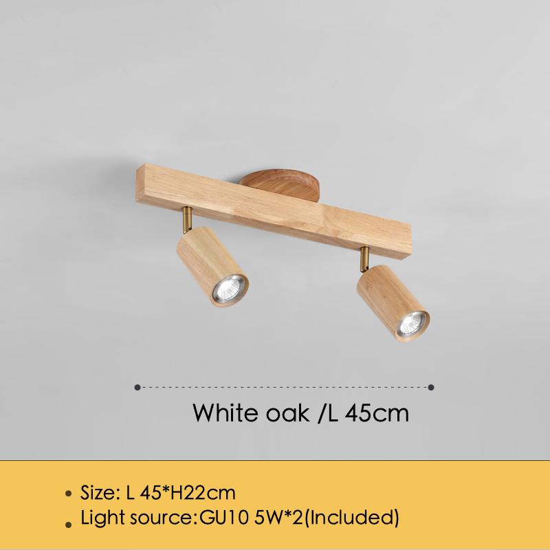 Светодиодный потолочный светильник Nordic Wooden, потолочный прожектор, светодиодные светильники на рельсах для гостиной, спальни, кухни, ресторана, украшения