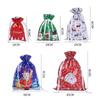 Christmas Gift Bag Pouches Extra Large New Year Gift Candy Bags Laser Printing For Christmas Package Decoration PE Xmas Bag