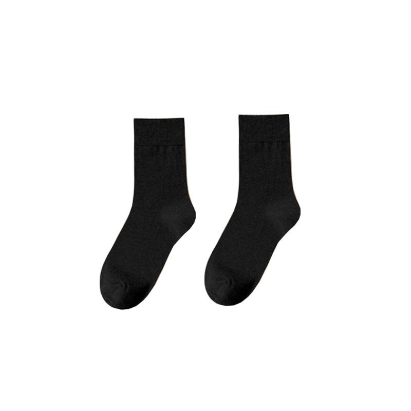 Носки женские однотонные носки осень и весна мягкие дышащие носки