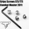 1 SET Durable Stainless Steel Screws with T8 Torx Key Wrench Tool Kit Replacement for MST2011 Grips Repair Tool Parts