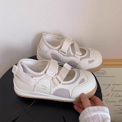 Голова куклы летние сандалии на липучке для пляжа дышащая толстая подошва маленькие полые повседневные туфли