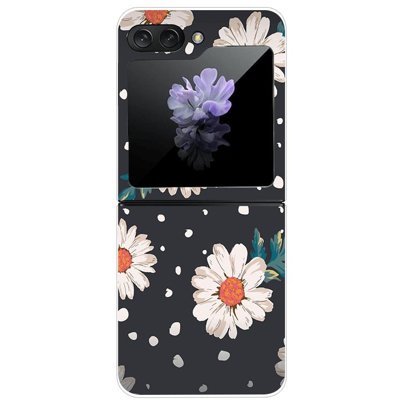 Для Samsung Z Flip7 Жесткий чехол ZFlip7 5G Прозрачные ПК Чехлы для телефона Для Galaxy Z Flip 7 Модный Мультяшный Прозрачный Защитный Fundas