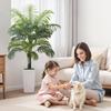 VEVOR Artificial Areca Palm Tree 1524 mm, Fake Palm Tropical Plants with White Tall Planter, Faux Floor Silk Plant in Pot