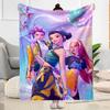 Colorful Bubbles Friendship Blanket Soft & Cozy Great for Seaside Couch Chair for All Occasions Modern Perfect Gift for Relatives and Friends