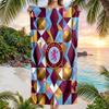 Aston Villa Football Beach Towel Soft Microfiber Summer Towel Quick Dry Absorbent Towel for Beach Swimming Pool Travel