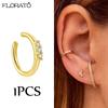 925 Silver Needle 11/13mm Small Hoop Earrings for Women Circle Piercing Huggie Earrings Multicolor Zircon Earrings Party Jewelry