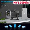 HD True 1080P 4K WIFI Портативный проектор 390ANSI Dual Wifi6 BT5.0 ТВ Домашний кинотеатр Кинотеатр HY320 HY300 обновлен для мобильного телефона Android