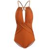 Ins style Korean sexy one-piece swimsuit female Internet celebrity big chest machine show thin back resort swimsuit hot spring