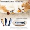 1/3Pcs Plush Interactive Cat Toy Motion Sensor Realistic Flopping Catnip Kicker Toy  Boredom Relief