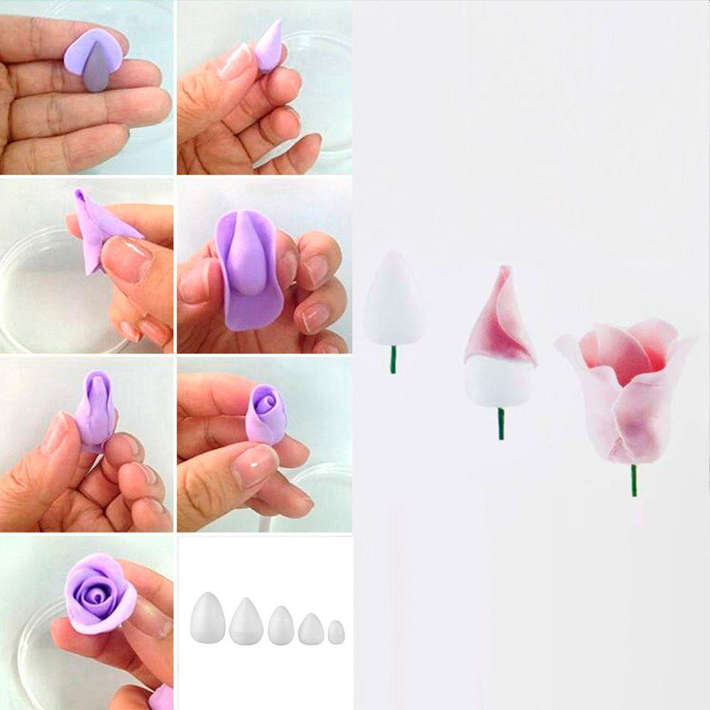 Детские сувениры Свадебный декор Кухонные аксессуары Пенопластовый цветок Каплевидная форма DIY Картина Белые поделки Шары
