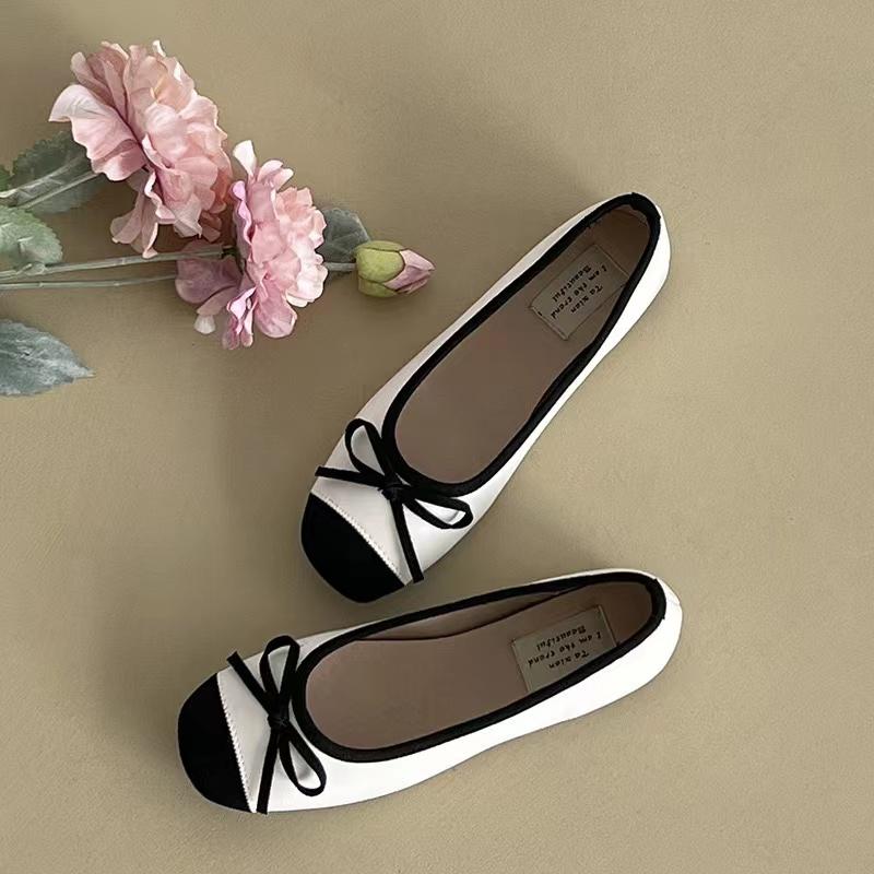 Женские балетки Bow Tie Cute Kawaii Shoes для женщин Slip on Casual Shoes