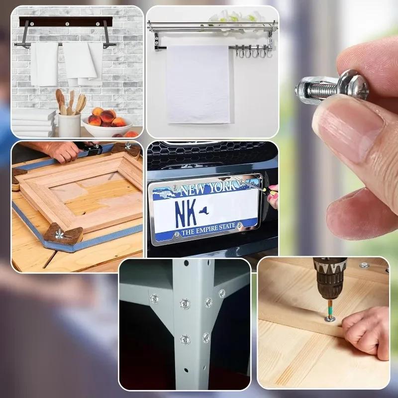 Лепестковая заклепка Стопорный болт Пластина Настенный крепеж Лепестковый винтовой анкер Гайка-заклепка Шторный расширительный зажим с винтом Лепестковый расширительный дюбель