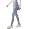Yomoment Layered Leggings with and Fit for and Gym Light Steel Blue Women's 2-in-1 Shorts, Moisture-Wicking, Quick-Drying, Body-Contoured Fitness,