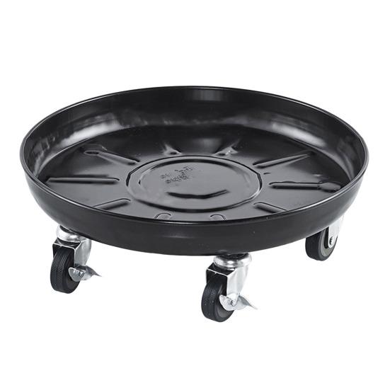 Металлическая тележка для растений с колесами, прочная, вращающаяся на 360 градусов, круглая колесная подставка для растений, основание для горшка с деревом и цветком