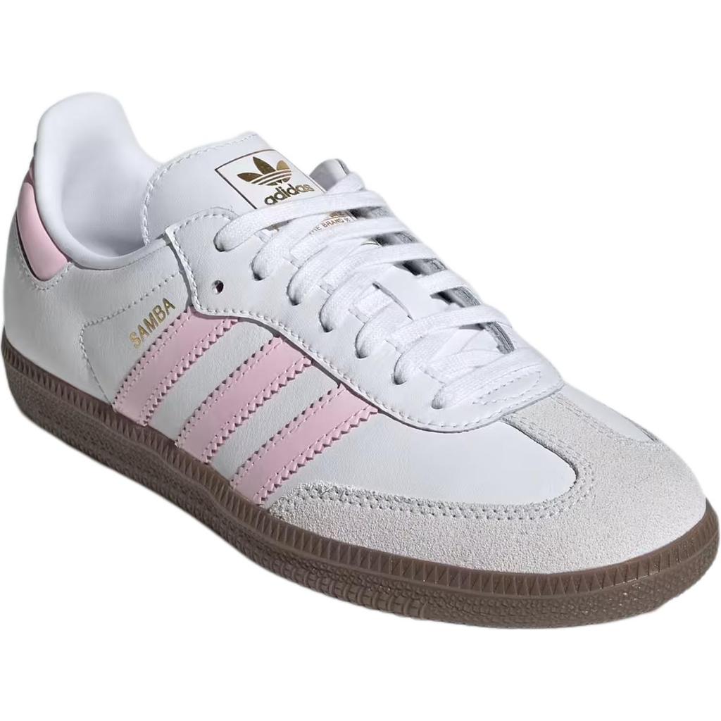 Adidas Samba OG J White Clear Pink Gum Kids Sneakers Cloud-White JQ2845