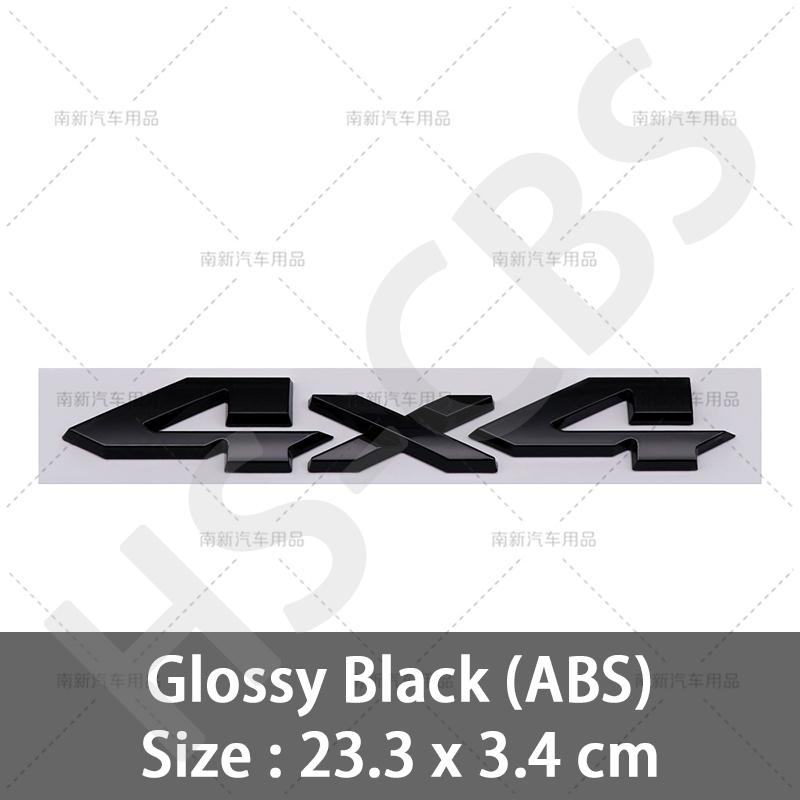 3D 4X4 4 x 4 Rear Trunk Emblem Tailgate Logo Car Hood Fender Nameplate Decal Badge Sticker For Jeep Dodge Off Road Car Styling AMP1