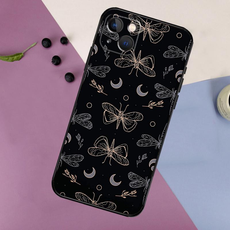 Череп Готический Жуткий Пастельный Гот Чехол Для IPhone 18 14 13 11 12 16 15 Pro Max 12 13 Mini X XR XS MAX 7 8 14 16 15 Plus Задняя Крышка