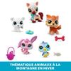 Pack de 5 Pets - BANDAI - Littlest Pet Shop Montagne - Animaux à collectionner