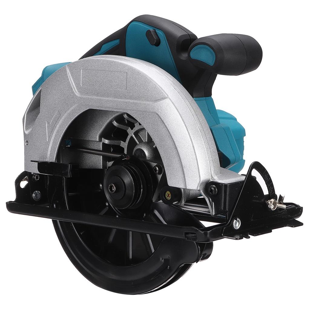 1500W Cordless Electric Circular Saw 190mm Adjustable Wood Cutter Sawing Machine Power Tool for 18V Battery