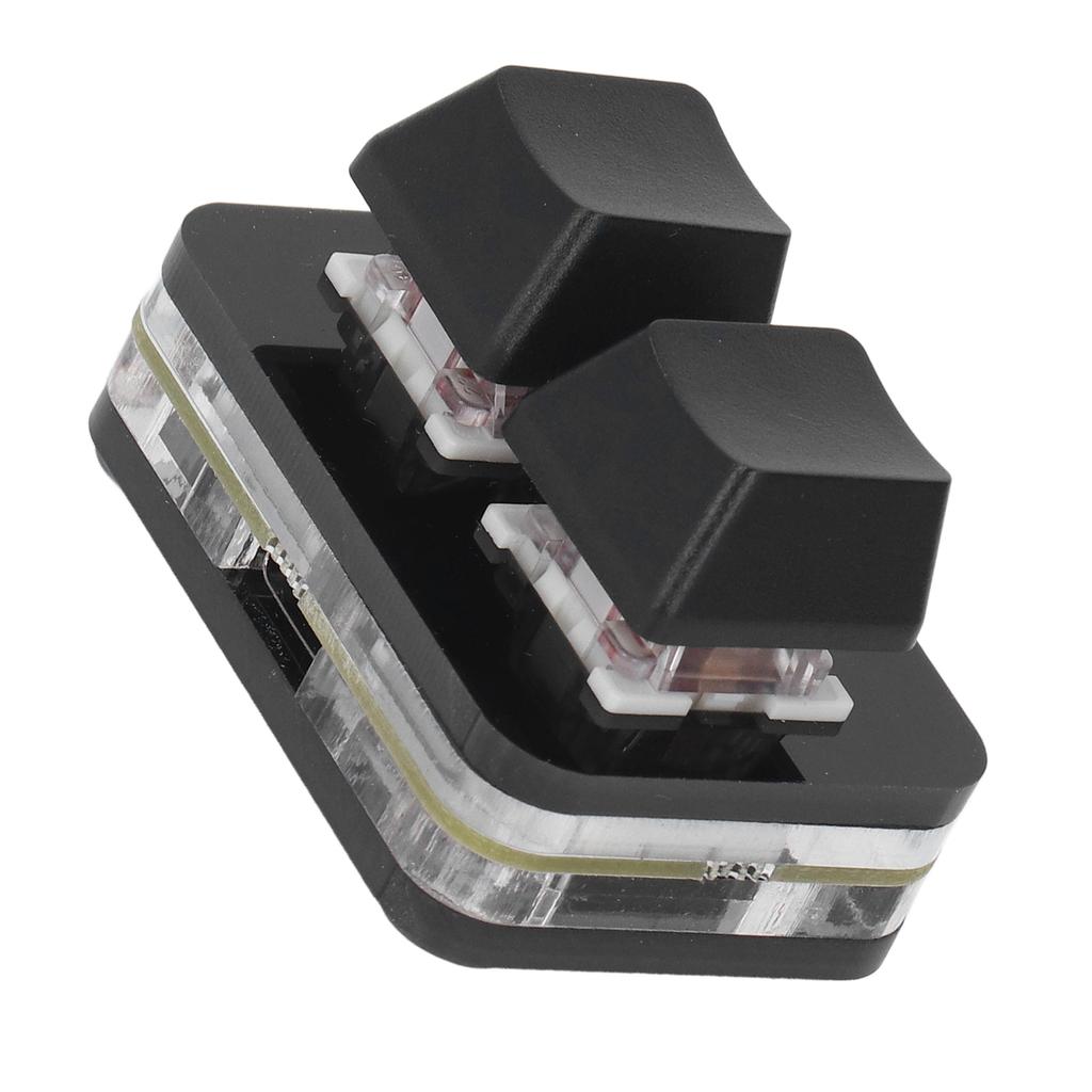 2 клавиши Красный Клавиатура Механическая USB-клавиатура для ритм-игр Функция копирования-вставки