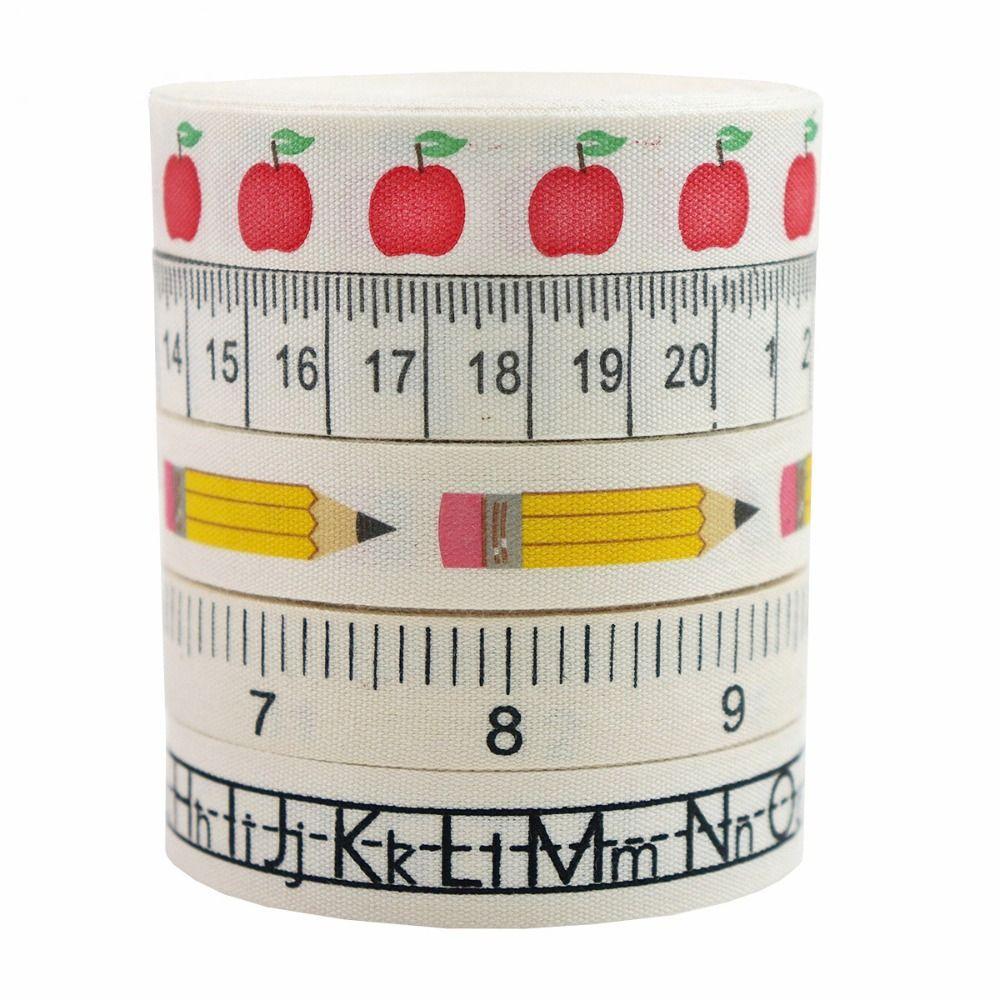 1.6cm School Theme Decoration Ribbon Cotton DIY Craft Ribbon Gift Wrapping Supplies