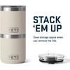 YETI Rambler 10 унций. Штабелируемый стакан лоубол 2.0 из нержавеющей стали с вакуумной изоляцией и крышкой MagSlider, цвет «Кейп Тауп»
