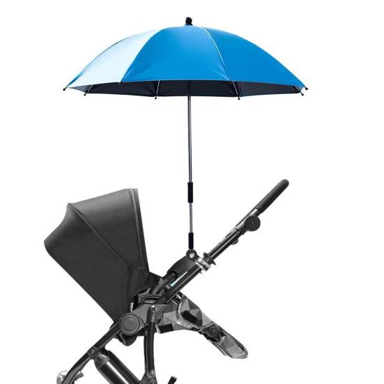 With Adjustable Clamp UV Protection Sunshade Waterproof 360-degree Rotation Portable Children Buggy Sun-proof Parasol