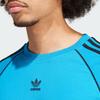 Adidas Футболка Originals Striped Color Block с круглым вырезом и коротким рукавом, мужские топы, синяя IS2830