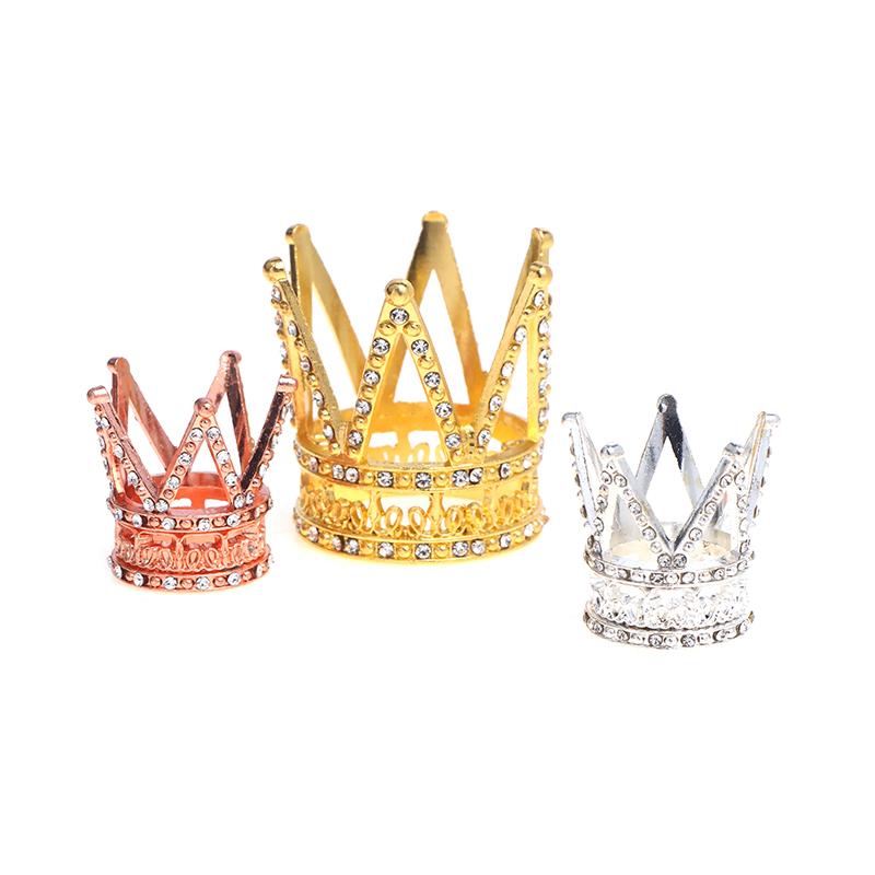 Аксессуары для кукол Металлическая корона Головной убор Аксессуары для волос для кукольного домика Игрушка