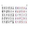 30pcs/Set Women Easy To Use Black Rose Flowers Arm Decal Temporary Tattoos Body Stickers Fake Tatoo