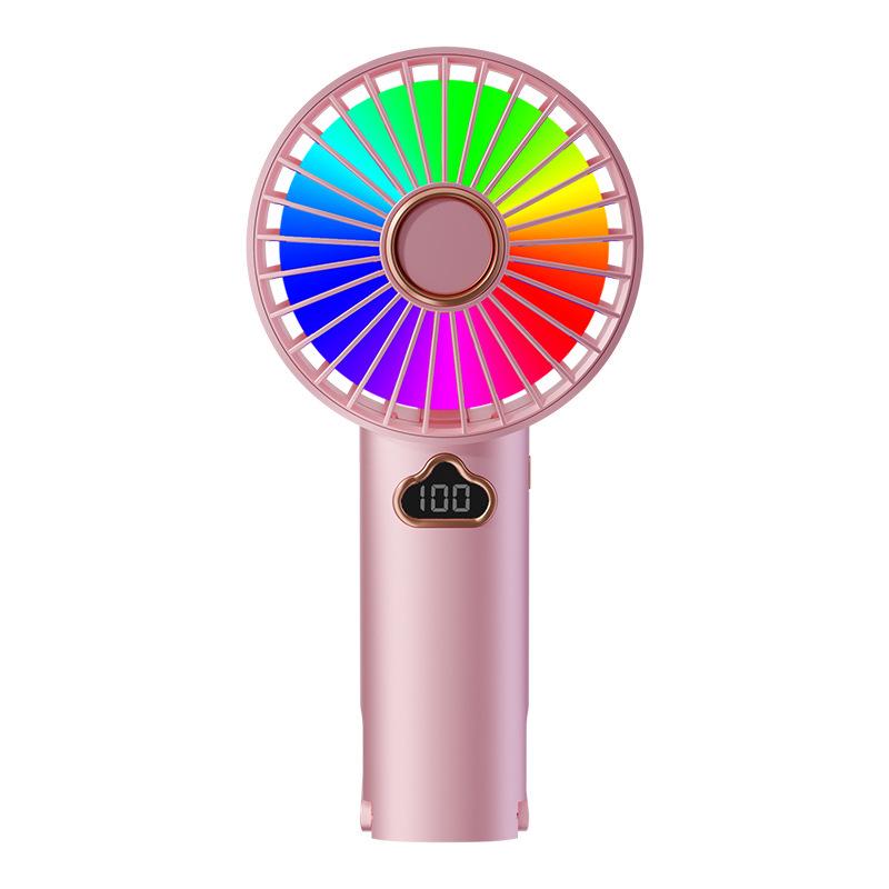 High-Speed Portable Handheld Turbo Fan with USB Digital Display